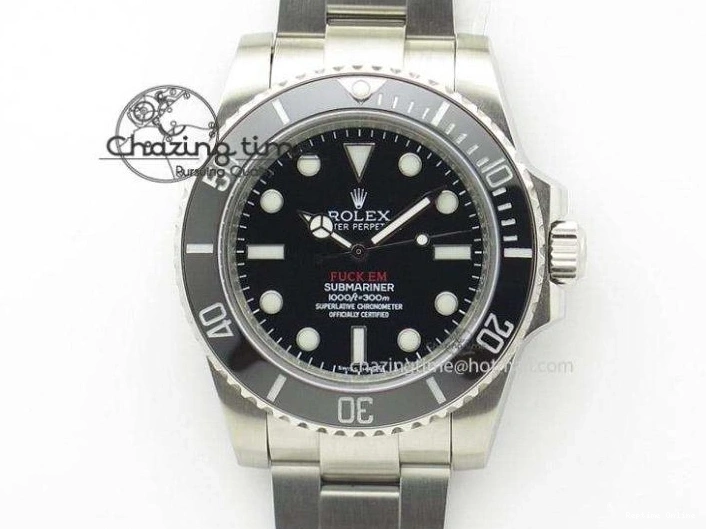 0601 FashionForward Submariner 40mm Black Ceramic 5GF Best Edition Painting Dial on Black Rubber Strap SA 2467